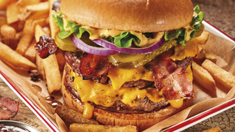 Super famous bacon burger