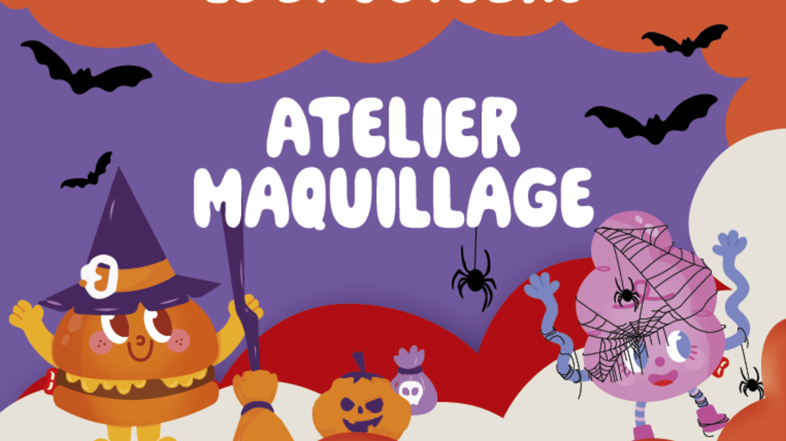Atelier maquillage Halloween 2024