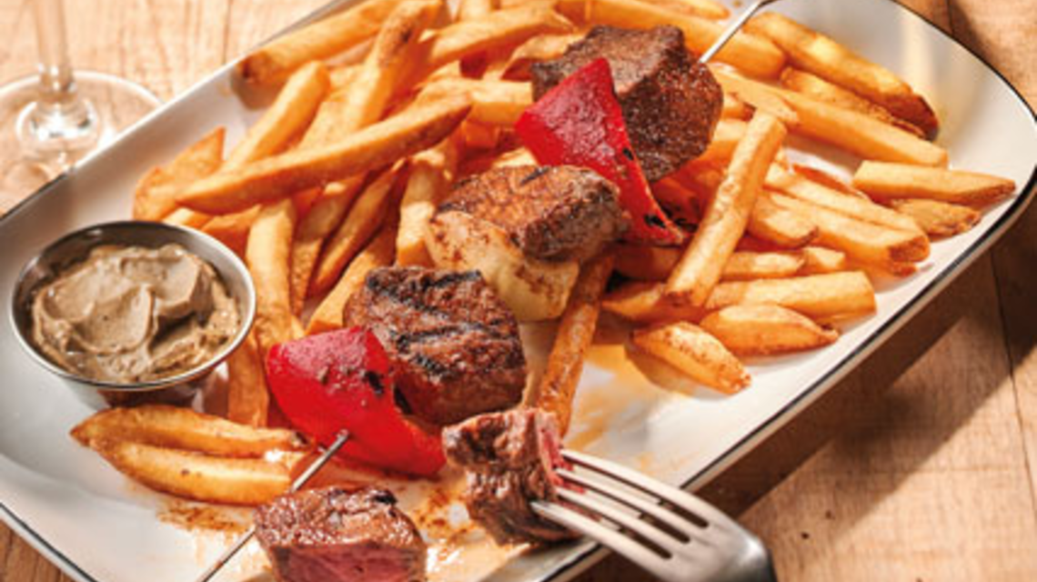 Brochette de bœuf du shérif