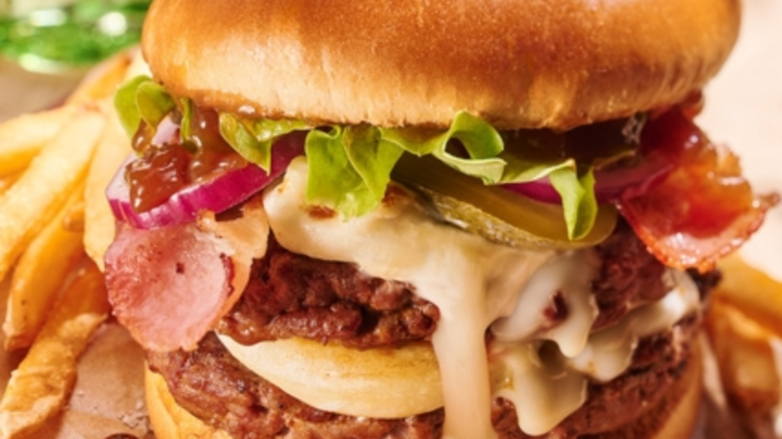 Double burger chèvre