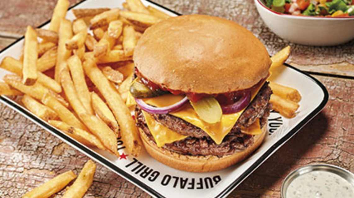 Double classic burger