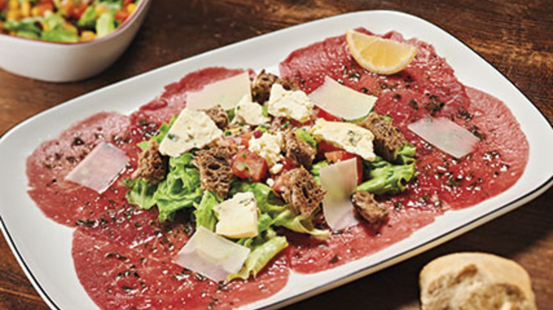 Blue cheese carpaccio