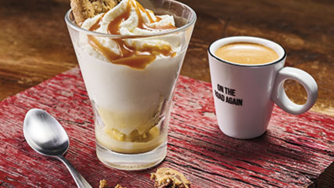 Coupe vanille cookie caramel