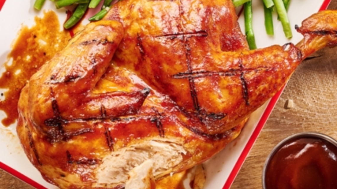 Demi poulet grillé bbq 500g