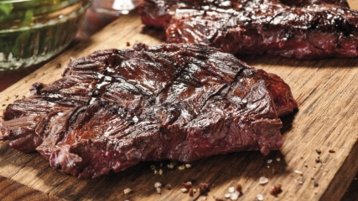 Onglet de bœuf double