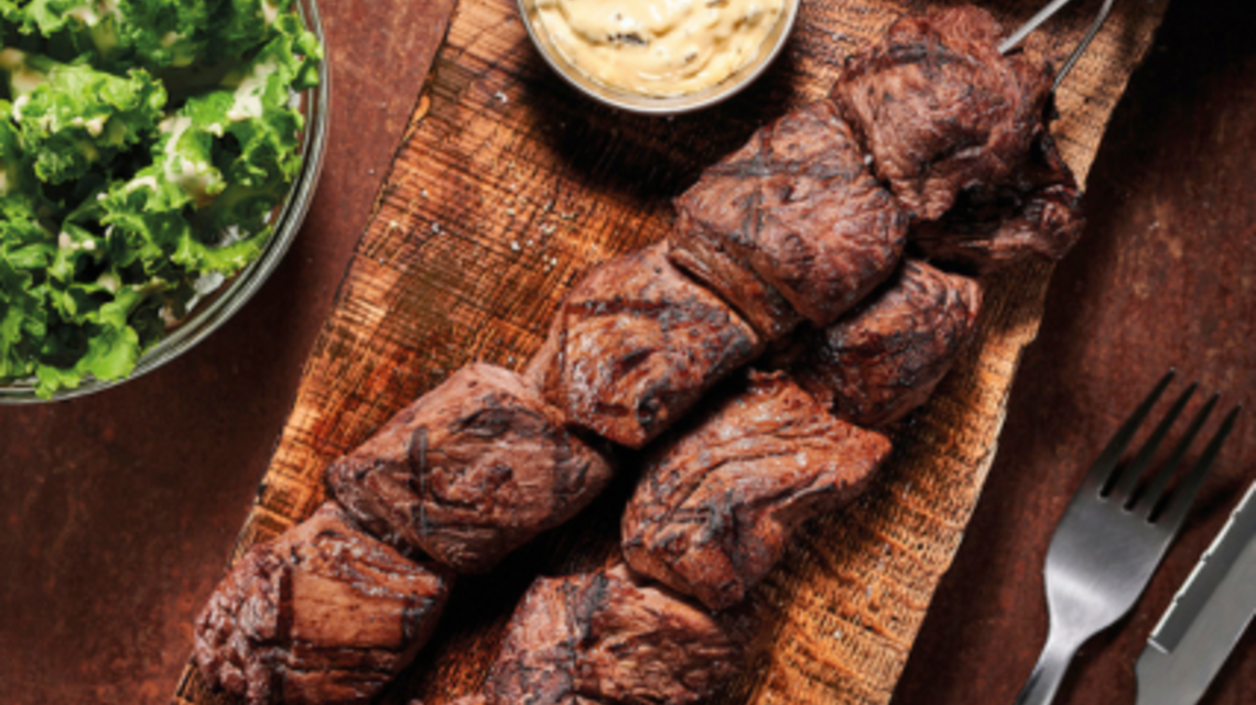 Brochettes d'onglet double
