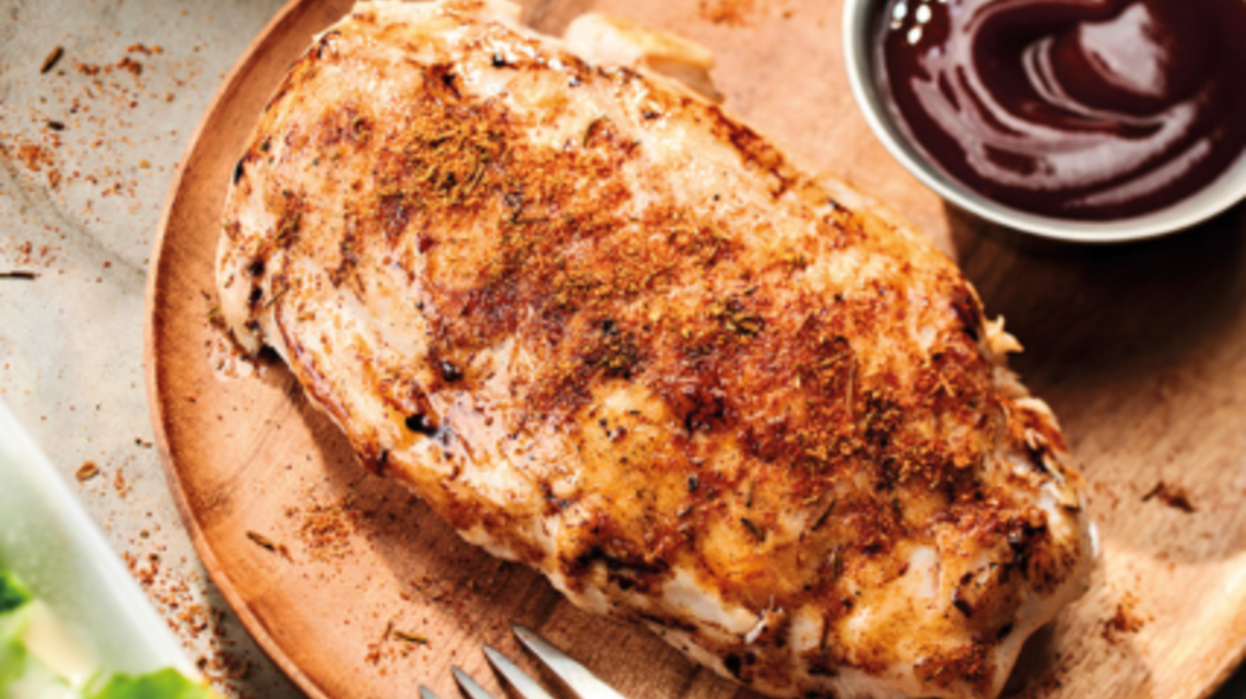 Filet de poulet grillé