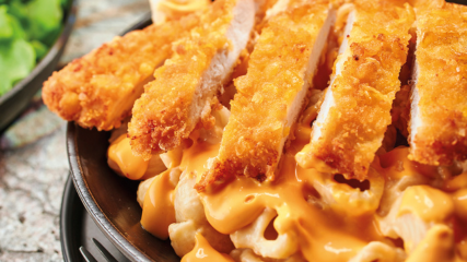 Mac & Cheese et Crispy Chicken