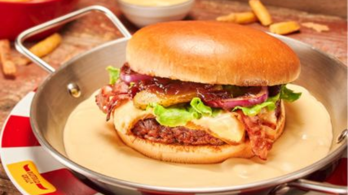 Mount raclette burger