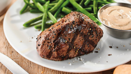 Steak Mariné Grille Aux 3 Poivres Buffalo Cannundrums: Grilled Water Buffalo Steak 6 Nos Plats Savoureux à base de Bœuf & Bison | Buffalo Grill