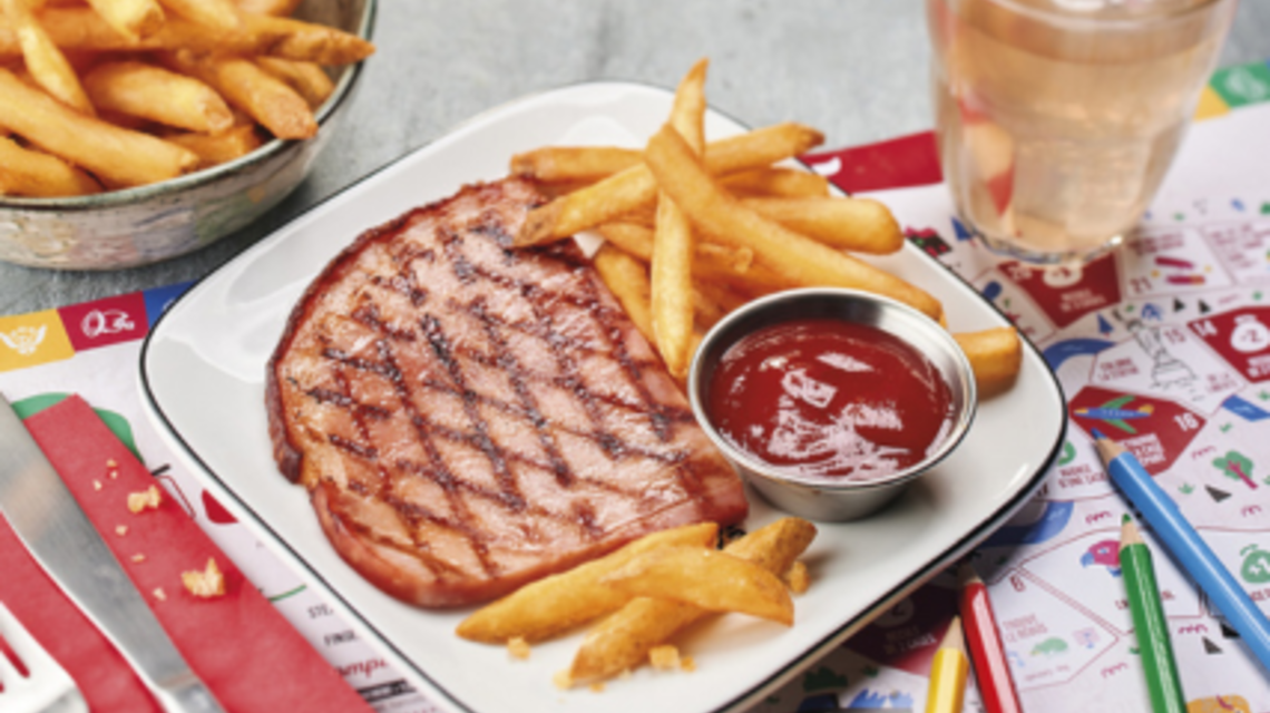 Demi-jambon grillé