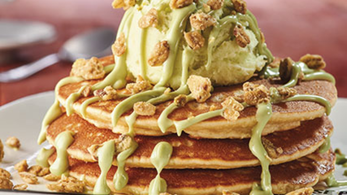 Pancakes pistache
