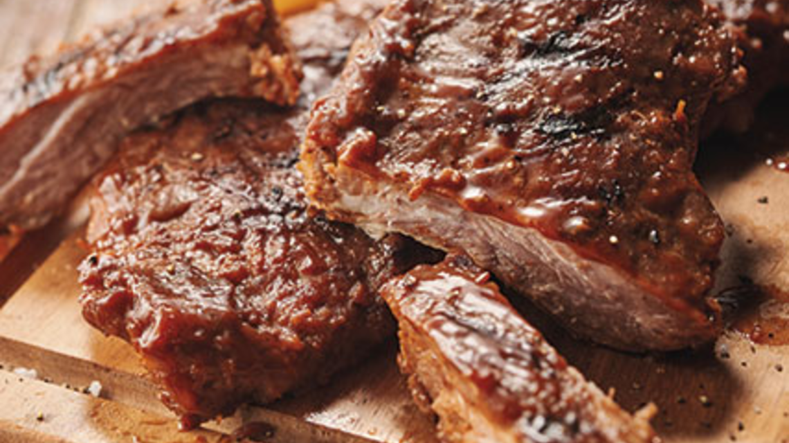 Bbq ribs caramélisés