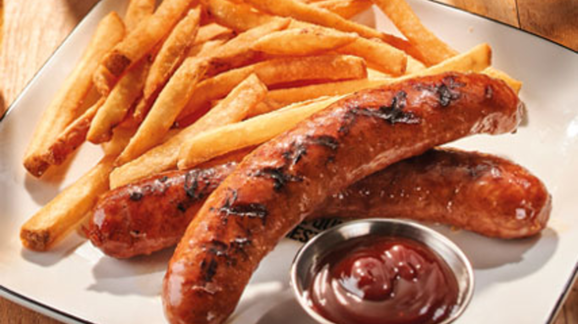 Double saucisse grillée