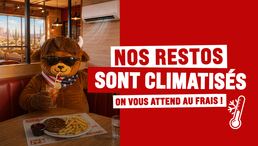 Nos restos sont climatisés