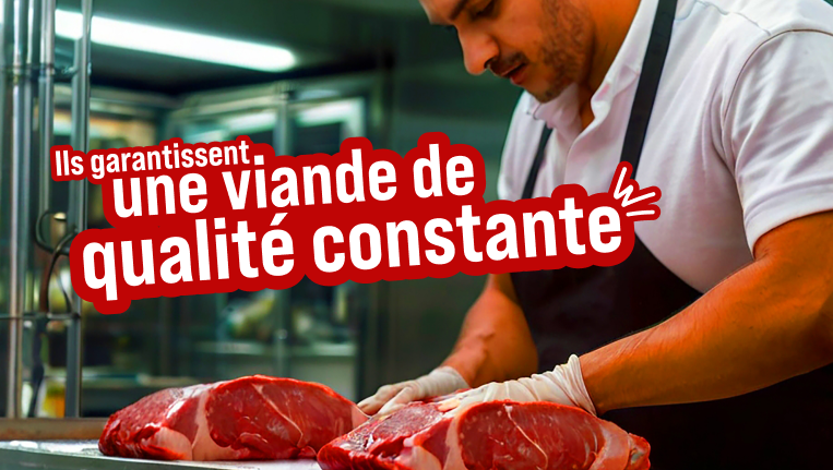 Ils garantissent une viande de qualité constante
