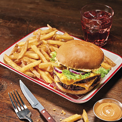 Double cheeseburger