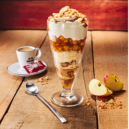 Coupe pomme caramel