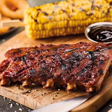 Demi bbq ribs caramélisés