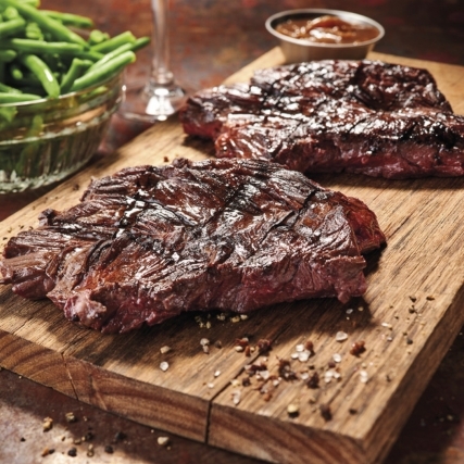 Onglet de bœuf double