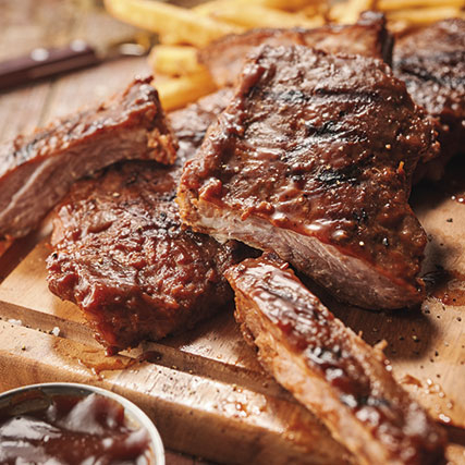 Bbq ribs caramélisés